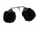 Algema de Metal com Pelúcia - Black - Cód.: 820