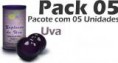 Pack 05 - Bolinha Beijável Uva - Cód.: 8100